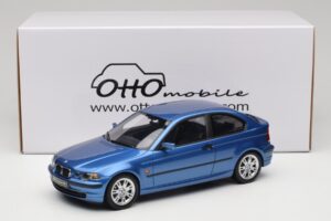 BMW 318ti E46 Compact Estoril Blue Otto 1:18 OT462 Smola – slika 6 od 6
