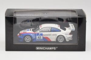 BMW M3 GTR E46 #42 J. Muller / D. Muller / H-J. Stuck / P. Lamy 24 Hours Nurburgring Winner 2004 Minichamps 1:43 444042342 Ko – slika 4 od 4