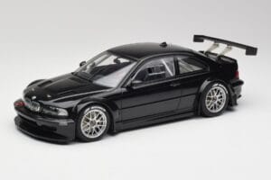 BMW M3 GTR E46 Plain Body Jet Črn AUTOart 1:18 80447 Kovina