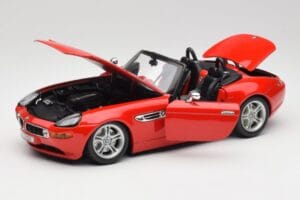 BMW Z8 E52 Rdeč Bburago 1:18 Z8001 Kovina – slika 2 od 8