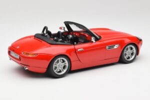 BMW Z8 E52 Rdeč Bburago 1:18 Z8001 Kovina – slika 3 od 8