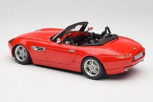 BMW Z8 E52 Rdeč Bburago 1:18 Z8001 Kovina – slika 7 od 8