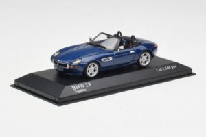 BMW Z8 E52 Topaz Modra Minichamps 1:43 431028740 Kovina – slika 2 od 5