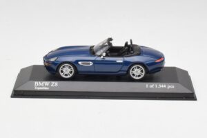BMW Z8 E52 Topaz Modra Minichamps 1:43 431028740 Kovina