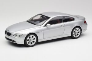 BMW 645Ci E63 Srebrna Kyosho 1:18 80430153285 Kovina