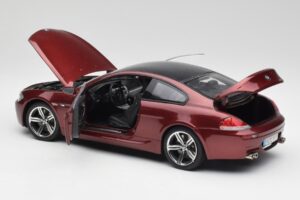 BMW M6 E63 Rdeč Kyosho 1:18 80430398134 Kovina – slika 5 od 8