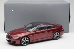 BMW M6 E63 Rdeč Kyosho 1:18 80430398134 Kovina – slika 8 od 8