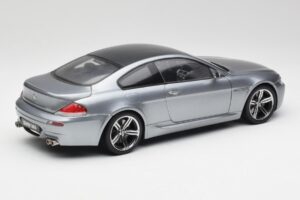 BMW M6 E63 Silver Siv Kyosho 1:18 08703GR Kovina – slika 3 od 8