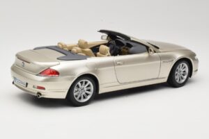 BMW 6 Series E64 Cabriolet Mineral Silver Metallic Kyosho 1:18 80430153437 Kovina – slika 4 od 9