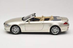 BMW 6 Series E64 Cabriolet Mineral Silver Metallic Kyosho 1:18 80430153437 Kovina – slika 5 od 9