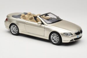 BMW 6 Series E64 Cabriolet Mineral Silver Metallic Kyosho 1:18 80430153437 Kovina – slika 7 od 9