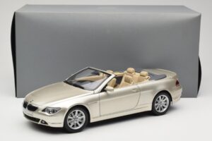 BMW 6 Series E64 Cabriolet Mineral Silver Metallic Kyosho 1:18 80430153437 Kovina – slika 9 od 9