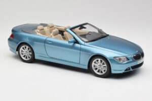 BMW 6 E64 Kabriolet Svetlo Modra Kyosho 1:18 80430153440 Kovina – slika 6 od 8