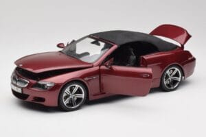 BMW M6 E64 Kabriolet Rdeč Kyosho 1:18 80430417423 Kovina – slika 2 od 8