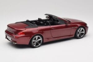 BMW M6 E64 Kabriolet Rdeč Kyosho 1:18 80430417423 Kovina – slika 3 od 8