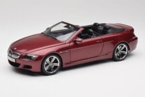 BMW M6 E64 Kabriolet Rdeč Kyosho 1:18 80430417423 Kovina