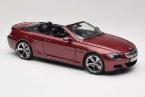BMW M6 E64 Kabriolet Rdeč Kyosho 1:18 80430417423 Kovina – slika 6 od 8