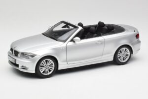 BMW 135i E88 Kabriolet Titan Srebrna Kyosho 1:18 80430427021 Kovina