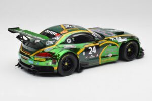 BMW Z4 E89 GT3 #24 Saudi Falcons K. Al Faisal / A. Binladen Dubai 24 Hours 2013 Minichamps 1:18 151132324 Kovina – slika 2 od 6