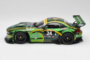 BMW Z4 E89 GT3 #24 Saudi Falcons K. Al Faisal / A. Binladen Dubai 24 Hours 2013 Minichamps 1:18 151132324 Kovina – slika 3 od 6
