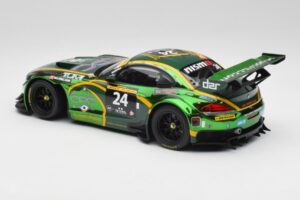 BMW Z4 E89 GT3 #24 Saudi Falcons K. Al Faisal / A. Binladen Dubai 24 Hours 2013 Minichamps 1:18 151132324 Kovina – slika 5 od 6