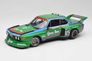 BMW 3.5 CSL E9 Gruppe 5 #12 H. Quester / G. Nilsson Zeltweg Winner 1976 Minichamps 1:18 180762012 Kovina