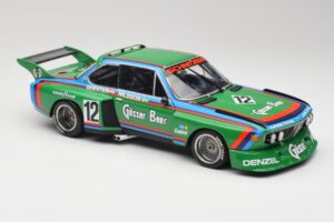 BMW 3.5 CSL E9 Gruppe 5 #12 H. Quester / G. Nilsson Zeltweg Winner 1976 Minichamps 1:18 180762012 Kovina – slika 6 od 8