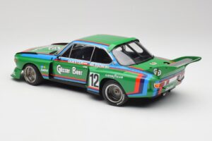 BMW 3.5 CSL E9 Gruppe 5 #12 H. Quester / G. Nilsson Zeltweg Winner 1976 Minichamps 1:18 180762012 Kovina – slika 7 od 8