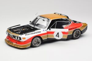 BMW 3.5 CSL E9 Gruppe 5 #4 J. Fitzpatrick / T. Walkinshaw Silverstone Winner 1976 Minichamps 1:18 180762004 Kovina – slika 2 od 8