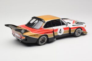 BMW 3.5 CSL E9 Gruppe 5 #4 J. Fitzpatrick / T. Walkinshaw Silverstone Winner 1976 Minichamps 1:18 180762004 Kovina – slika 3 od 8