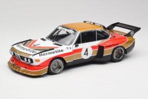 BMW 3.5 CSL E9 Gruppe 5 #4 J. Fitzpatrick / T. Walkinshaw Silverstone Winner 1976 Minichamps 1:18 180762004 Kovina
