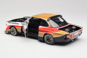 BMW 3.5 CSL E9 Gruppe 5 #4 J. Fitzpatrick / T. Walkinshaw Silverstone Winner 1976 Minichamps 1:18 180762004 Kovina – slika 5 od 8