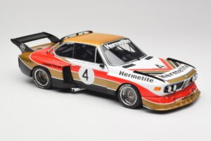 BMW 3.5 CSL E9 Gruppe 5 #4 J. Fitzpatrick / T. Walkinshaw Silverstone Winner 1976 Minichamps 1:18 180762004 Kovina – slika 6 od 8