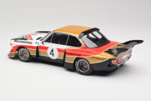 BMW 3.5 CSL E9 Gruppe 5 #4 J. Fitzpatrick / T. Walkinshaw Silverstone Winner 1976 Minichamps 1:18 180762004 Kovina – slika 7 od 8