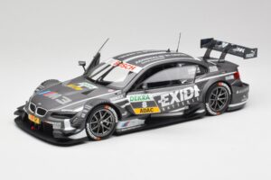 BMW M3 E92 #8 BMW Team RBM J. Hand DTM 2013 Minichamps 1:18 100132208 Kovina – slika 2 od 8