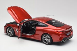 BMW M850i G15 Oranžna Metallic Norev 1:18 183285 Kovina – slika 5 od 8