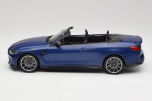 BMW M4 G82 Kabriolet Frozen Portimao Blue Minichamps 1:18 155021030 Kovina – slika 3 od 6