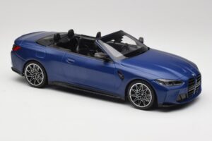 BMW M4 G82 Kabriolet Frozen Portimao Blue Minichamps 1:18 155021030 Kovina – slika 4 od 6