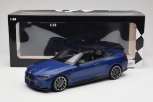 BMW M4 G82 Kabriolet Frozen Portimao Blue Minichamps 1:18 155021030 Kovina – slika 6 od 6