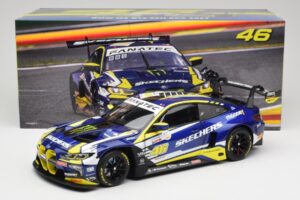 BMW M4 GT3 G82 #46 A. Farfus / V. Rossi Team WRT 24 Hours of Spa 2023 Minichamps 1:18 113232646 Kovina – slika 8 od 8
