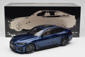 BMW i4 M50 G26 Portimao Blue Minichamps 1:18 110023012 Kovina – slika 8 od 8