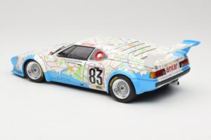 BMW M1 #83 D. Quester / D. Pironi / M. Mignot 24 Hours of Le Mans 1980 Minichamps 1:18 80430137893 Kovina – slika 7 od 8