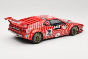 BMW M1 BASF GS Sport #35 H-J. Stuck / H. Heyer 6 Hours of Silverstone 1981 Minichamps 1:18 155812935 Kovina – slika 2 od 6