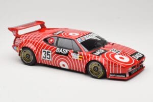 BMW M1 BASF GS Sport #35 H-J. Stuck / H. Heyer 6 Hours of Silverstone 1981 Minichamps 1:18 155812935 Kovina – slika 4 od 6