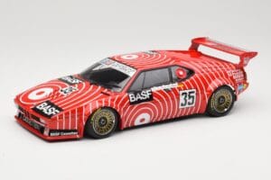 BMW M1 BASF GS Sport #35 H-J. Stuck / H. Heyer 6 Hours of Silverstone 1981 Minichamps 1:18 155812935 Kovina