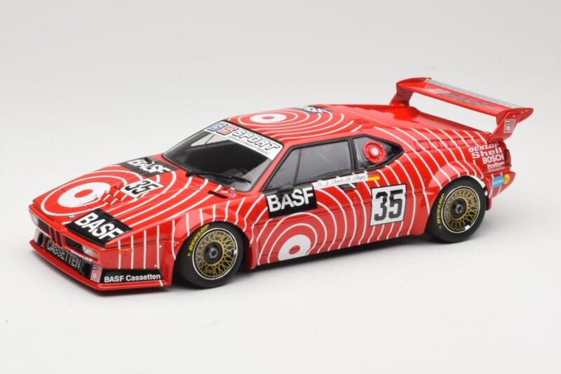 BMW M1 BASF GS Sport #35 H-J. Stuck / H. Heyer 6 Hours of Silverstone 1981 Minichamps 1:18 155812935 Kovina