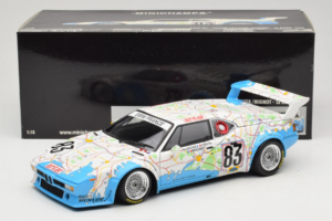 BMW M1 Carte de France #83 D. Pironi / D. Quester 24 Hours of Le Mans 1980 Minichamps 1:18 180802983 Kovina – slika 8 od 8