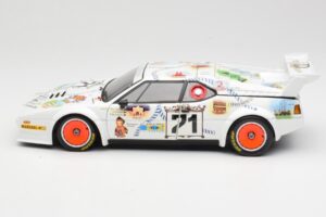 BMW M1 #83 Danner Bayern C. Danner / L. Oberndorfer 24 Hours of Le Mans 1981 Minichamps 1:18 80430306592 Kovina – slika 4 od 8