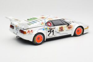 BMW M1 #83 Danner Bayern C. Danner / L. Oberndorfer 24 Hours of Le Mans 1981 Minichamps 1:18 80430306592 Kovina – slika 3 od 8