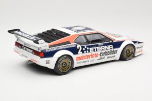 BMW M1 Schnitzer #2 H-J. Stuck Winner Deutsche Automobil Rennsport Trophy Zolder 1982 Minichamps 1:18 155822902 Kovina – slika 2 od 6